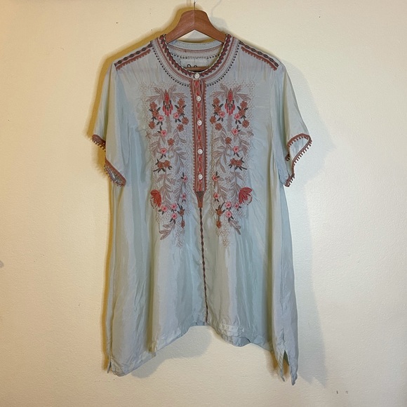 Johnny Was KOBA CUPRA BLOUSE - Picture 10 of 14